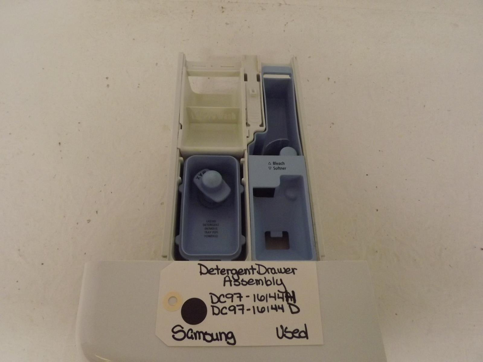 Samsung Washer DC97-16144A Detergent Dispenser Drawer Used Samsung Washer DC97-16144A Detergent Dispenser Drawer Used